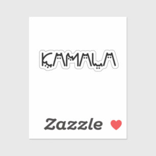 Kamala Harris Katzenaufkleber Aufkleber