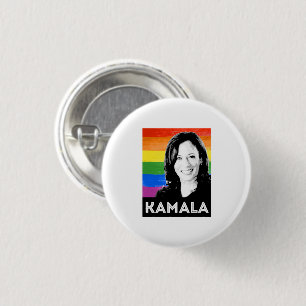 Kamala Harris LGBT Pride Button