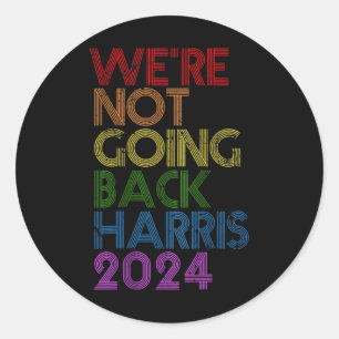 Kamala Harris Lgbt Süße Positive Vintage Retro Sch Runder Aufkleber
