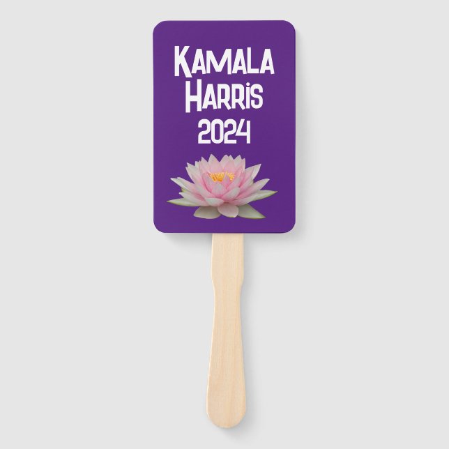 Kamala Harris Lotus 2024 Fächer (Vorderseite)