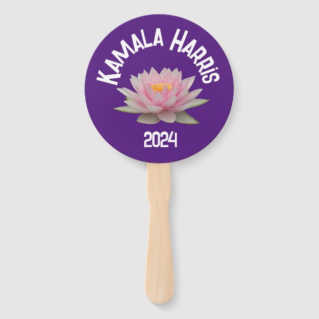 Kamala Harris Lotus 2024 Fächer (Vorderseite)
