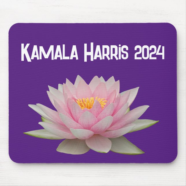 Kamala Harris Lotus 2024 Mousepad (Vorne)