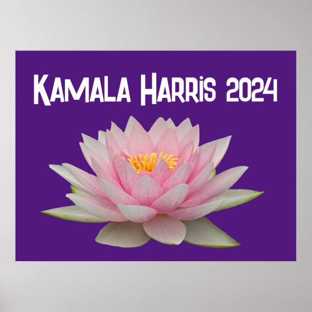 Kamala Harris Lotus 2024 Poster (Vorne)