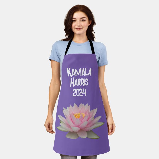 Kamala Harris Lotus 2024 Schürze (Getragen)