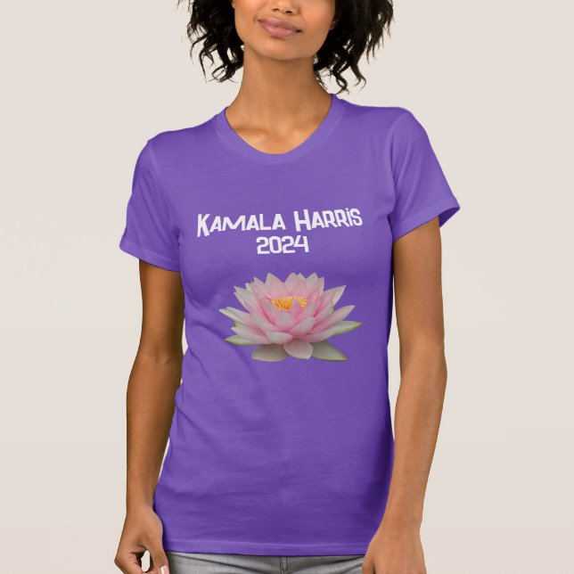 Kamala Harris Lotus 2024 T-Shirt (Vorderseite)