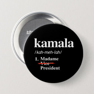 Kamala Harris Madame Vizepräsident Button