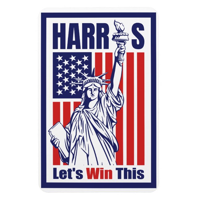 Kamala Harris Magnet (Vertikal)