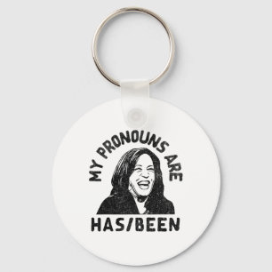 Kamala Harris meine Pronos sind Präsident Schlüsselanhänger