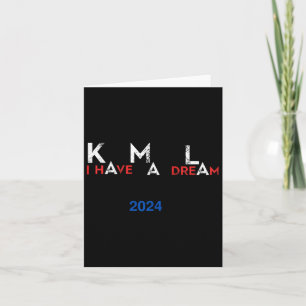 Kamala Harris Mlk Kml Ich habe einen Traumwähler Karte