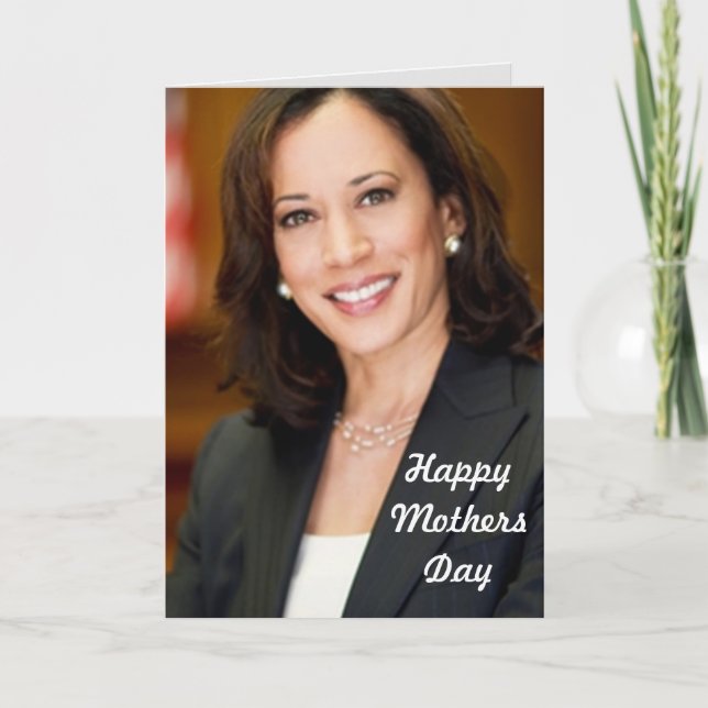 KAMALA HARRIS MOTHERDAY Faltkarte Karte (Vorderseite)