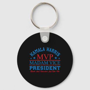 Kamala Harris Mvp Madame Vizepräsidentin Schwarz U Schlüsselanhänger