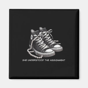 Kamala Harris Niedliche Schuhe Sie verstanden die  Magnet