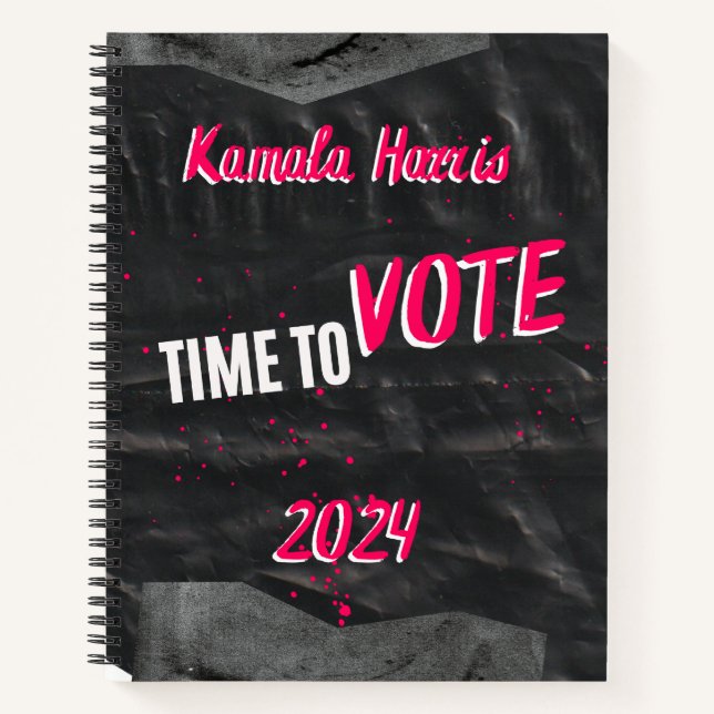 Kamala Harris Notebook Notizbuch (Vorderseite)