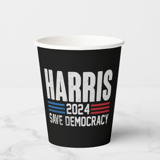Kamala Harris Pappbecher (Vorderseite)