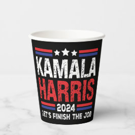 Kamala Harris Pappbecher