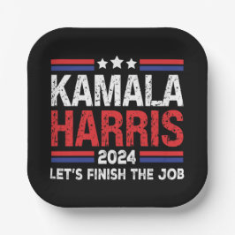 Kamala Harris Pappteller