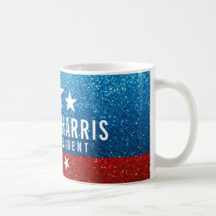 Kamala Harris Patriotic Coffee Tasse - 2024