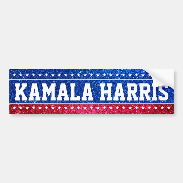Kamala Harris Patriotic Coffee Tasse - 2024 Autoaufkleber (Vorne)
