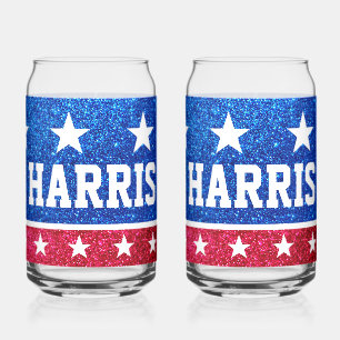 Kamala Harris Patriotic Coffee Tasse - 2024 Dosenglas