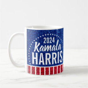 Kamala Harris Patriotic Coffee Tasse 2024 Kampagne