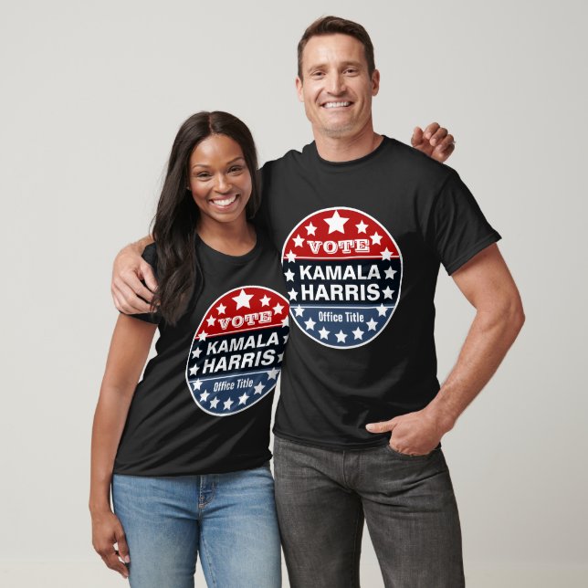 Kamala Harris Personalisiert Campaign T-Shirt (Unisex)