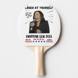 Kamala Harris Ping Pong Paddle Tischtennis Schläger