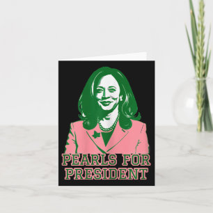 Kamala Harris Pink & amp, grüner Präsidentschaftsk Karte