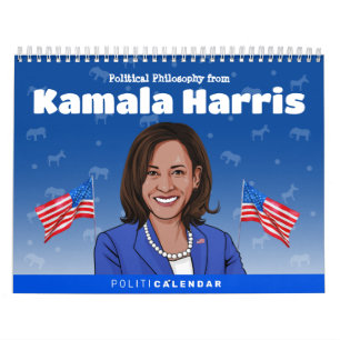 Kamala Harris Politischer Philosophie-Kalender Kalender