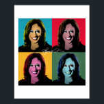 KAMALA HARRIS Pop Art Poster<br><div class="desc">PolitiClothes.com - Die Trendigste politische Bekleidung im Internet Einzigartigkeit bei Wahlen und politischem Gear inklusive: Politische T - Shirt,  politische Autoaufkleber,  politische Knöpfe,  politische Button,  politische Karten,  politische Tasse,  politische Plakate,  politische Zeichen und mehr! ONLINE-EINKAUFSGESCHÄFT: http://www.Politiclothes.com Auf Facebook: http://www.facebook.com/politiclothes Im Twitter: http://www.twitter.com/politiclothes auf Instagram: http://www.instagram.com/politiclothes</div>