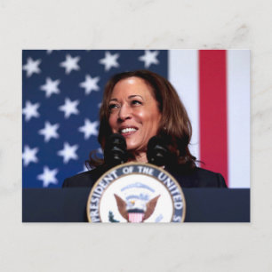 Kamala Harris Postkarte