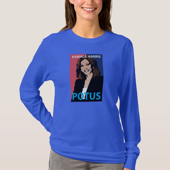 Kamala Harris "POTUS"-T - Shirt (Vorderseite)