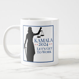 Kamala Harris Präsident Berufung 2024 Jumbo-Tasse