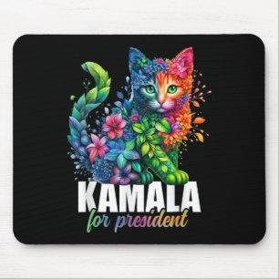 Kamala Harris, Präsident der Niedlichen Katze, Flo Mousepad