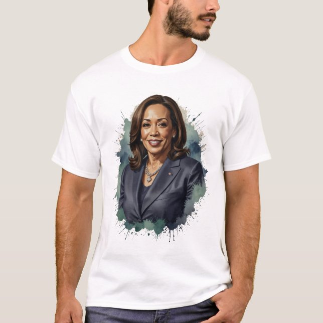 Kamala Harris, Präsident der Vereinigten Staaten T-Shirt (Vorderseite)