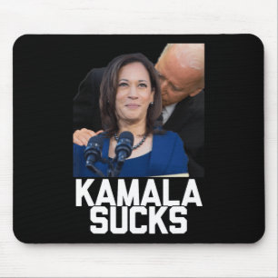 Kamala Harris Präsident Wahl 2024 Trump Hallow Mousepad