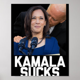 Kamala Harris Präsident Wahl 2024 Trump Hallow Poster