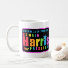 Kamala Harris Pride 2024 Chic Political Campaign Kaffeetasse