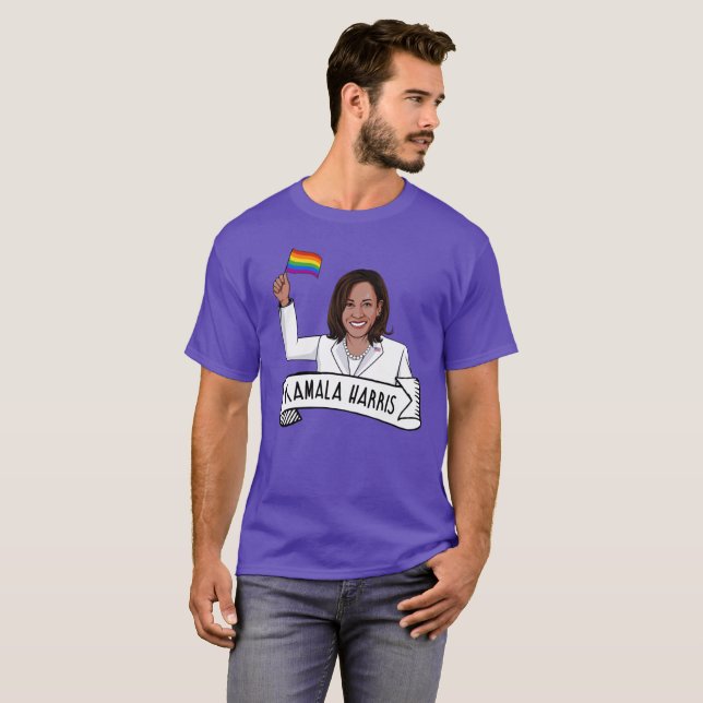 Kamala Harris Pride T-Shirt (Vorne ganz)