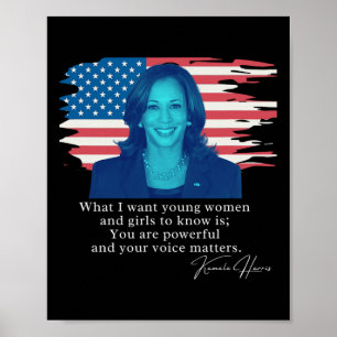 Kamala Harris Quote T-Shirt Poster