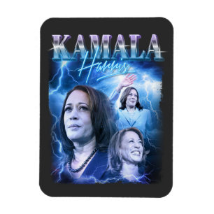 Kamala Harris Retro 90er Stil Magnet