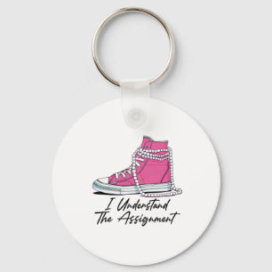 Kamala Harris Schuhe und Perle Ich verstehe die Ma Schlüsselanhänger