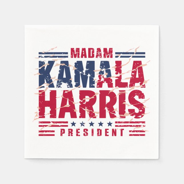 Kamala Harris Serviette (Vorderseite)