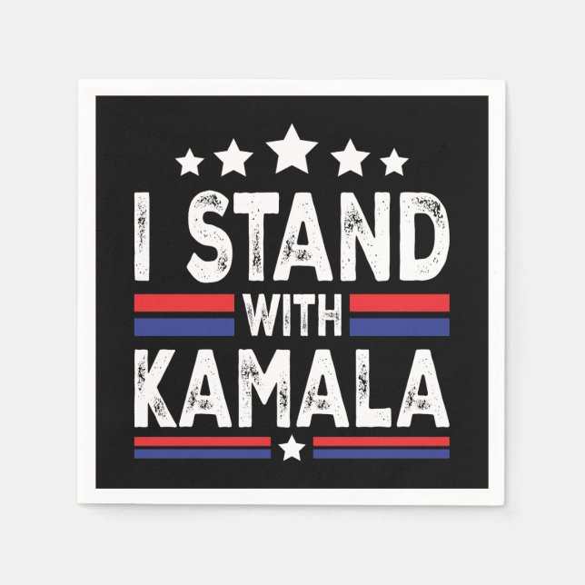 Kamala Harris Serviette (Vorderseite)