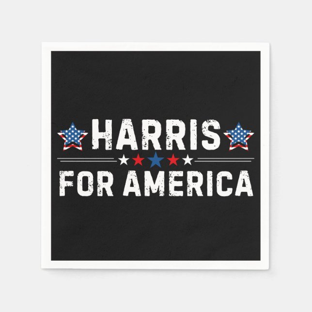 Kamala Harris Serviette (Vorderseite)