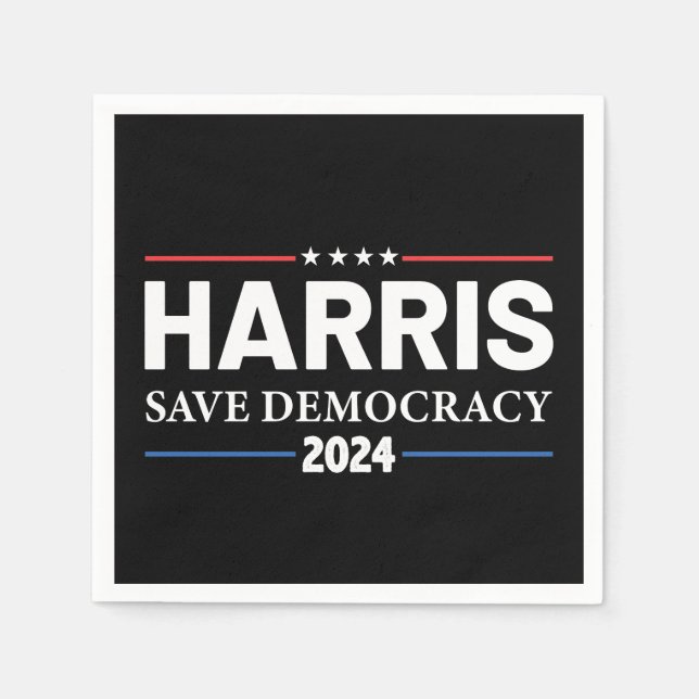 Kamala Harris Serviette (Vorderseite)