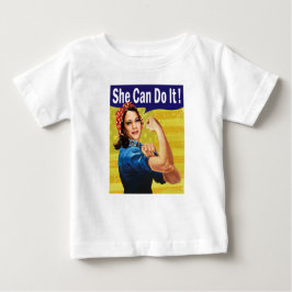 Kamala Harris She Can Do It Baby Fine Jersey T-shirt