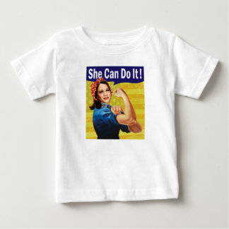 Kamala Harris Sie schafft es Baby Fine Jersey T-shirt