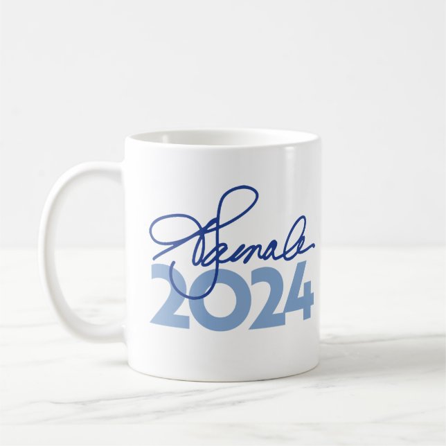 Kamala Harris Signature 2024 Kaffeetasse (Links)