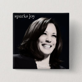 Kamala Harris Sparks Joy Button