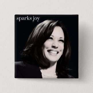Kamala Harris Sparks Joy Button